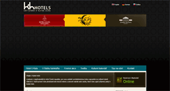Desktop Screenshot of khhotels.cz