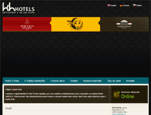 Tablet Screenshot of khhotels.cz
